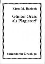 Cover-Bild Günter Grass als Plagiator?