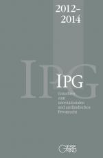 Cover-Bild Gutachten zum internationalen und ausländischen Privatrecht (IPG) 2012-2014