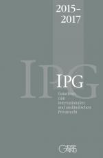 Cover-Bild Gutachten zum internationalen und ausländischen Privatrecht (IPG) 2015-2017
