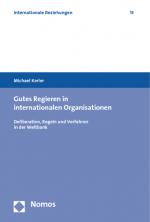 Cover-Bild Gutes Regieren in internationalen Organisationen