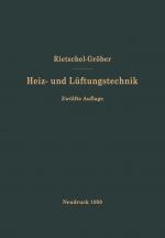 Cover-Bild H. Rietschels Lehrbuch der Heiz- und Lüftungstechnik