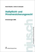 Cover-Bild Haftpflicht- und Versicherungsrecht