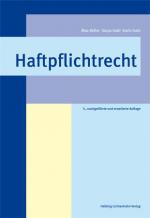 Cover-Bild Haftpflichtrecht