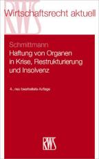 Cover-Bild Haftung von Organen in Krise, Restrukturierung und Insolvenz