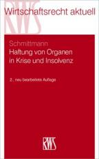 Cover-Bild Haftung von Organen in Krise und Insolvenz