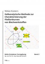 Cover-Bild Halbanalytische Methode zur Charakterisierung der Fließortkurven von Blechwerkstoffen