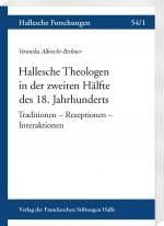 Cover-Bild Hallesche Theologen in der zweiten Hälfte des 18. Jahrhunderts