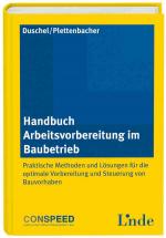 Cover-Bild Handbuch Arbeitsvorbereitung im Baubetrieb