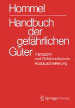Cover-Bild Handbuch der gefährlichen Güter. Transport- und Gefahrenklassen. Austauschlieferung, Dezember 2016