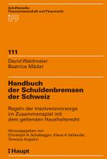 Cover-Bild Handbuch der Schuldenbremsen der Schweiz