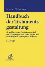 Cover-Bild Handbuch der Testamentsgestaltung