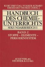 Cover-Bild Handbuch des Chemieunterrichts. Sekundarbereich I / Stoffe - Elemente - Periodensystem
