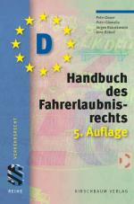 Cover-Bild Handbuch des Fahrerlaubnisrechts