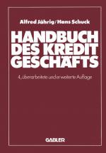 Cover-Bild Handbuch des Kreditgeschäfts