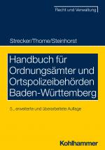 Cover-Bild Handbuch für Ordnungsämter und Ortspolizeibehörden Baden-Württemberg