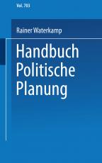 Cover-Bild Handbuch politische Planung