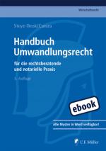 Cover-Bild Handbuch Umwandlungsrecht