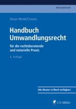 Cover-Bild Handbuch Umwandlungsrecht