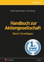 Cover-Bild Handbuch zur Aktiengesellschaft / Handbuch zur Aktiengesellschaft, Band I