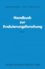 Cover-Bild Handbuch zur Evaluierungsforschung