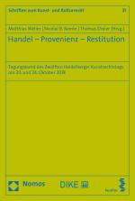 Cover-Bild Handel – Provenienz – Restitution