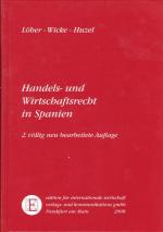 Cover-Bild Handels- und Wirtschaftsrecht in Spanien
