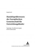 Cover-Bild Handelspräferenzen der Europäischen Gemeinschaft für Entwicklungsländer