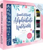 Cover-Bild Handlettering Alphabete Watercolor – Das Starter-Set – Feine Buchstaben mit Pinsel und Brush Pen