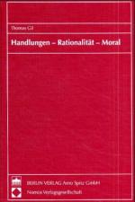 Cover-Bild Handlungen - Rationalität - Moral
