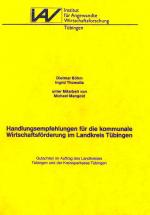 Cover-Bild Handlungsempfehlungen für die kommunale Wirtschaftsförderung im Landkreis Tübingen