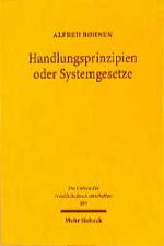 Cover-Bild Handlungsprinzipien oder Systemgesetze