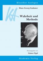 Cover-Bild Hans-Georg Gadamer: Wahrheit und Methode