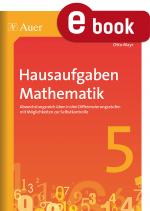 Cover-Bild Hausaufgaben Mathematik Klasse 5