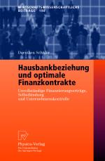 Cover-Bild Hausbankbeziehung und optimale Finanzkontrakte