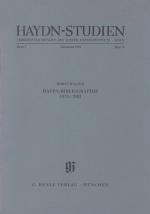 Cover-Bild Haydn-Studien. Veröffentlichungen des Joseph Haydn-Instituts Köln, Band V, Heft 4, Dezember 1985