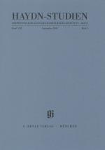 Cover-Bild Haydn-Studien. Veröffentlichungen des Joseph Haydn-Instituts Köln. Band VIII, Heft 3, September 2003