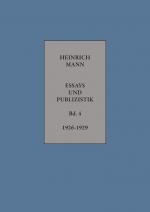 Cover-Bild Heinrich Mann: ESSAYS UND PUBLIZISTIK