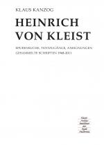 Cover-Bild Heinrich von Kleist