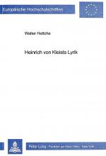 Cover-Bild Heinrich von Kleists Lyrik