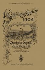 Cover-Bild Helfenberger Annalen 1904