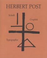 Cover-Bild Herbert Post. Schrift - Typographie - Graphik