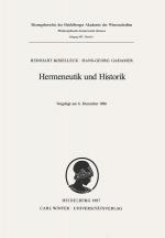 Cover-Bild Hermeneutik und Historik