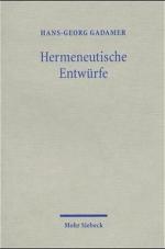 Cover-Bild Hermeneutische Entwürfe