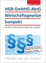 Cover-Bild HGB, GmbHG, AktG, Wirtschaftsgesetze kompakt 2019/2020