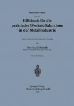 Cover-Bild Hilfsbuch für die praktische Werkstoffabnahme in der Metallindustrie