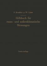 Cover-Bild Hilfsbuch für raum- und außenklimatische Messungen für hygienische, gesundheitstechnische und arbeitsmedizinische Zwecke