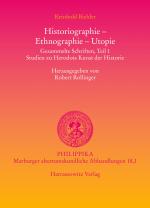 Cover-Bild Historiographie - Ethnographie - Utopie. Gesammelte Schriften