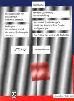 Cover-Bild Historisch-Kritische Ausgabe sämtlicher Handschriften, Drucke und... / FKA Oxforder Quartheft 17 (Die Verwandlung)