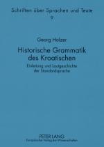 Cover-Bild Historische Grammatik des Kroatischen