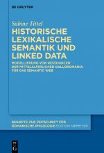 Cover-Bild Historische lexikalische Semantik und Linked Data